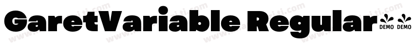 GaretVariable Regular字体转换